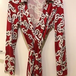 DVF Wrap Dress Size 10